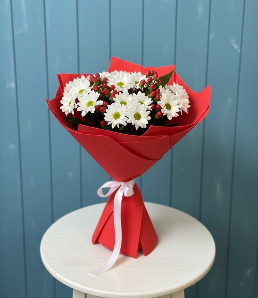 Букет цветов из: Хризантемы в Кольцово