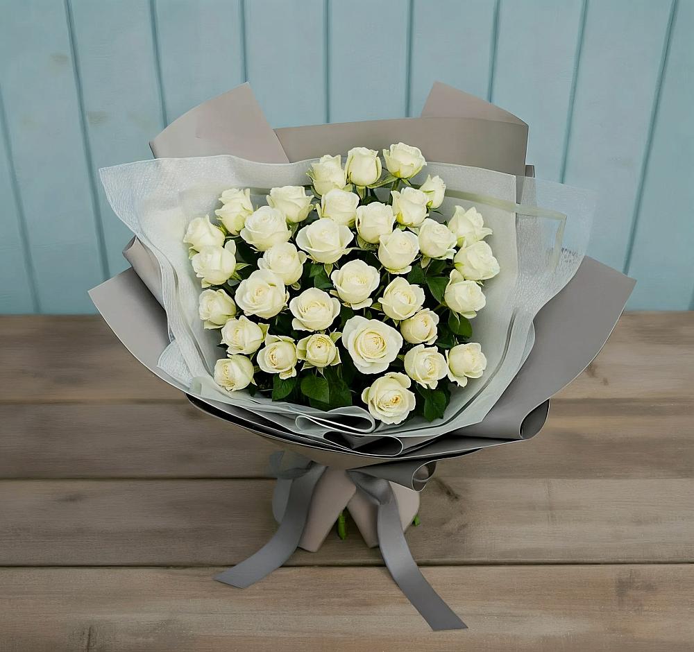 Букет Белоснежная нежность в Кольцово