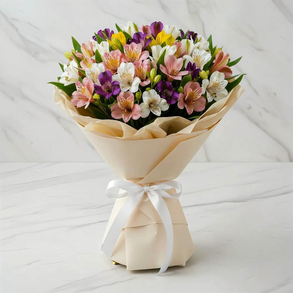 Букет цветов из: Альстромерии в Кольцово