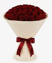Букет 101 Бордовая роза Блэк Бакарра в Кольцово