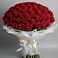 Букет 101 Красная роза Блэк Мэджик в Кольцово