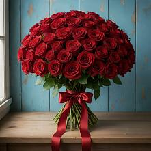 Букет Красные розы Блэк Меджик в Кольцово