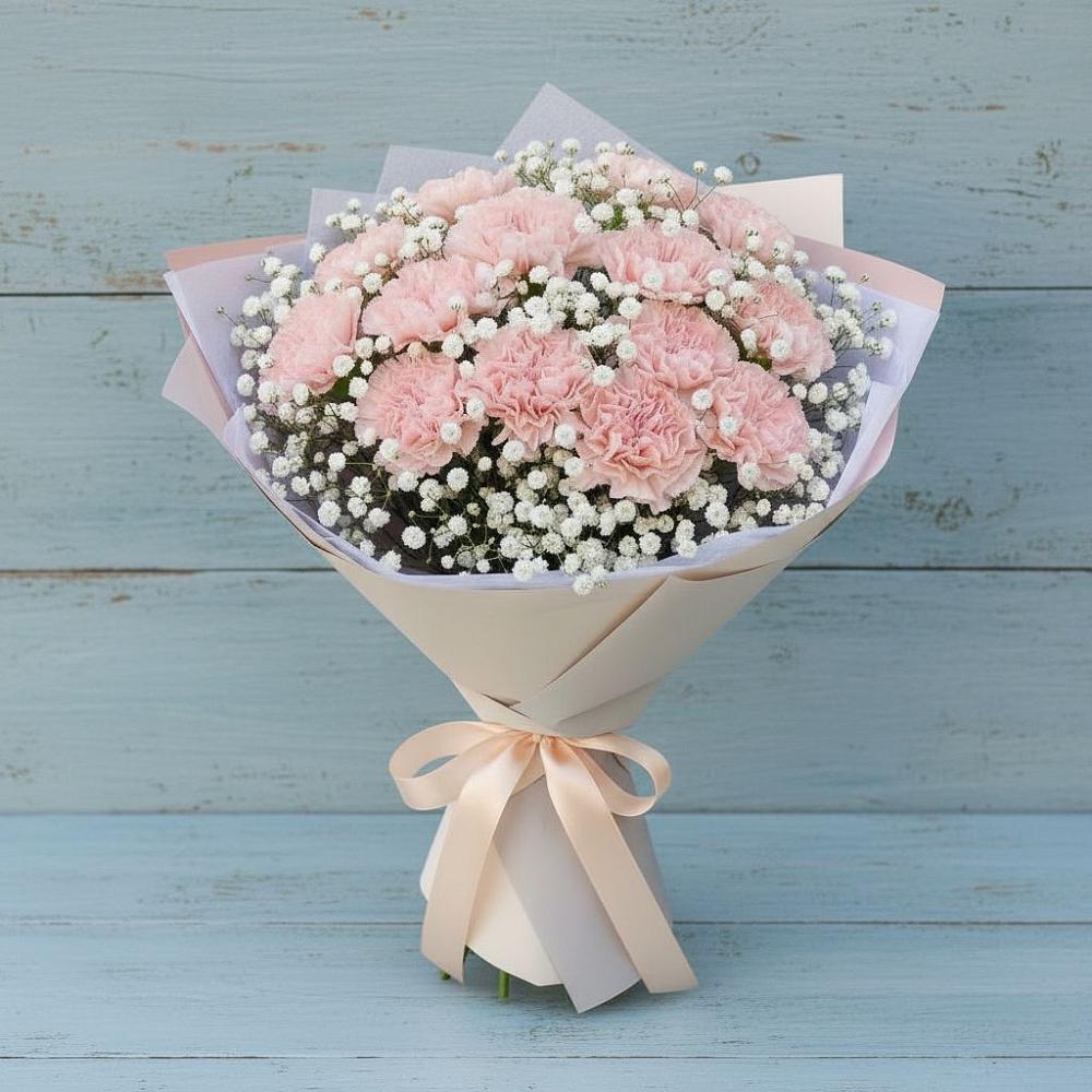 Букет цветов из: Гвоздики в Кольцово