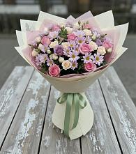 Букет цветов из:  Розы и Хризантемы в Кольцово