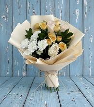Букет цветов из:  Розы и Хризантемы #REPLACE_PRED# Кольцово