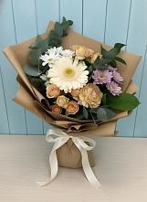 Букет цветов из:  Герберы и Хризантемы в Кольцово