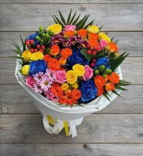 Букет цветов из:  Розы и Хризантемы в Кольцово