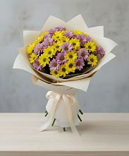Букет цветов из:  Хризантемы #REPLACE_PRED# Кольцово