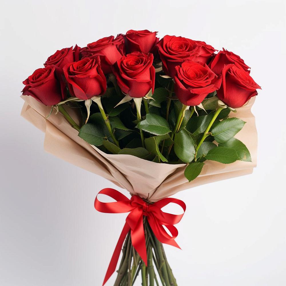 Букет 11 Красных роз Эдлесс Лав в Кольцово