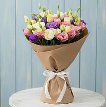 Букет цветов из:  Лизиантусы в Кольцово